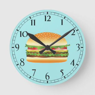 Hamburgare Rund Klocka