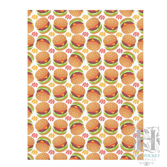 Hamburgare Scrapbookpapper (Skapare uppladdad)