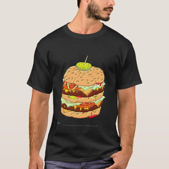 Hamburgare Tee Shirt (Framsida)