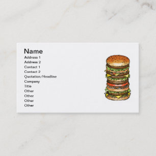 hamburgare visitkort