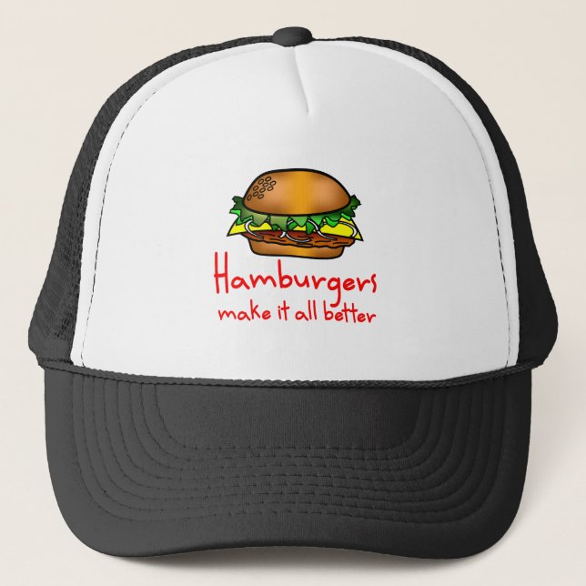 Hamburgareälskare Keps (Framsida)