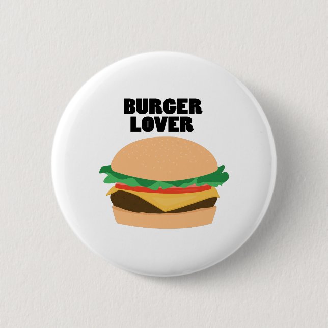 Hamburgareälskare Knapp (Framsida)