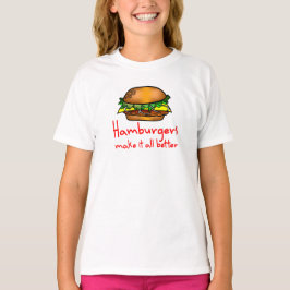 Hamburgareälskare T-shirt