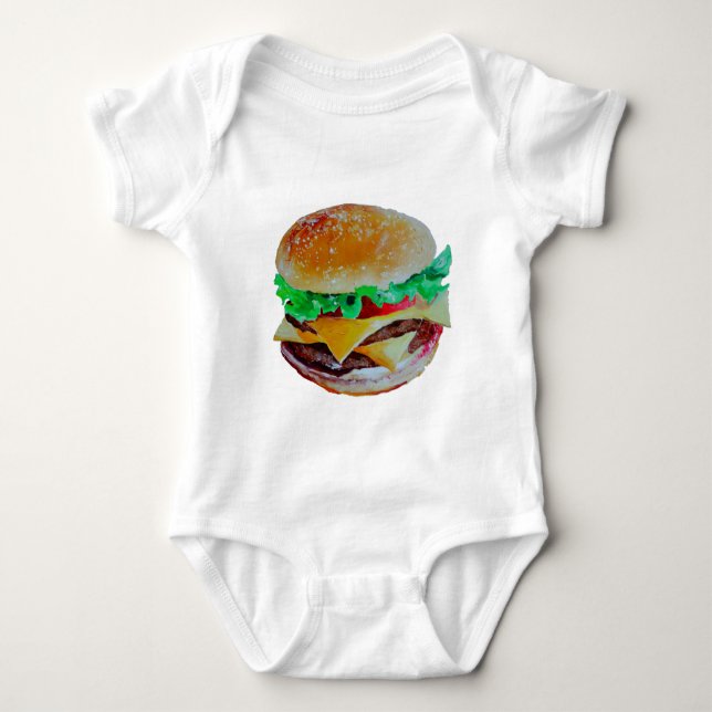 hamburgaredesign, original- målning tröja (Framsida)
