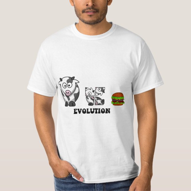 hamburgareevolution t shirt (Framsida)