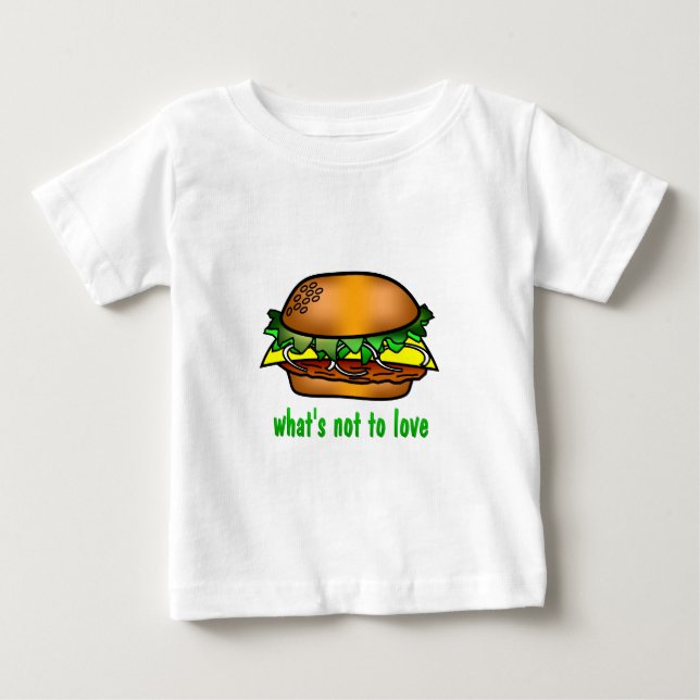 Hamburgarekärlek T-shirt (Framsida)