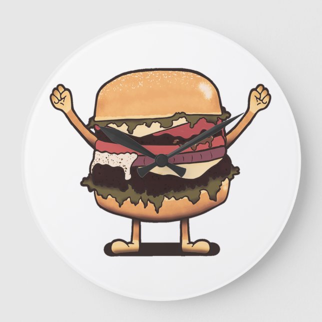 Hamburgareklockan Stor Klocka (Framsida)