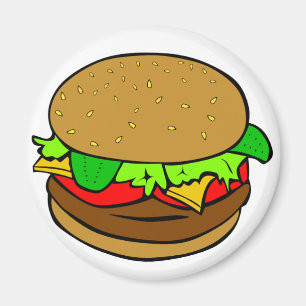 Hamburgaremagnet Magnet