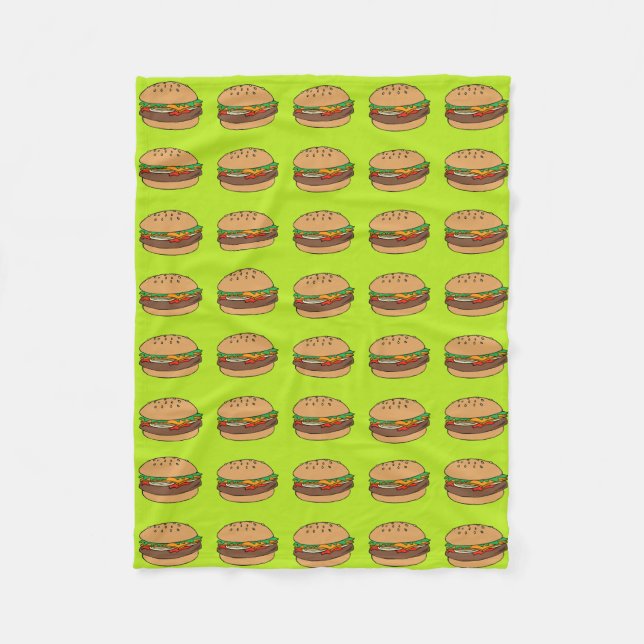 hamburgareullfilt fleecefilt (Framsidan)