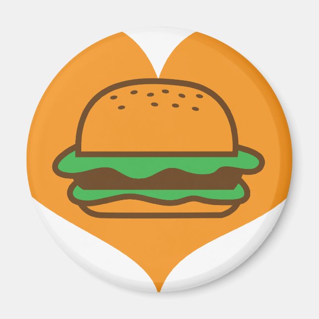 Hamburger älskare magnet (Framsidan)