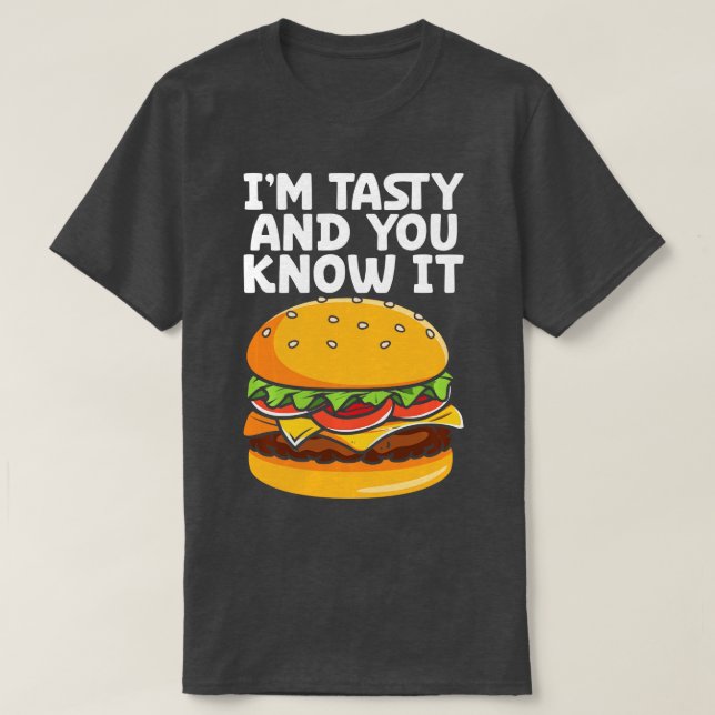 Hamburger Bun Cheeseburger Burger Cheese BBQ Fast T Shirt (Design framsida)