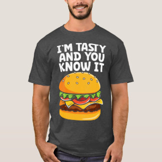 Hamburger Bun Cheeseburger Burger Cheese BBQ Fast T Shirt