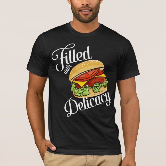 Hamburger Delicacy T-Shirt (Framsida)