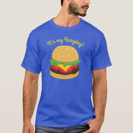 Hamburger Födelsedagsfest Burger Burgday T-Shirt