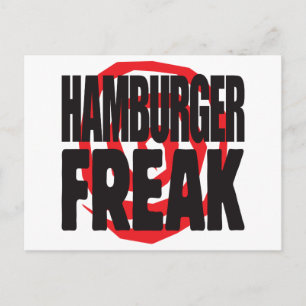 Hamburger Freak Vykort