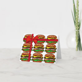 Hamburger Gift Greeting Card Kort
