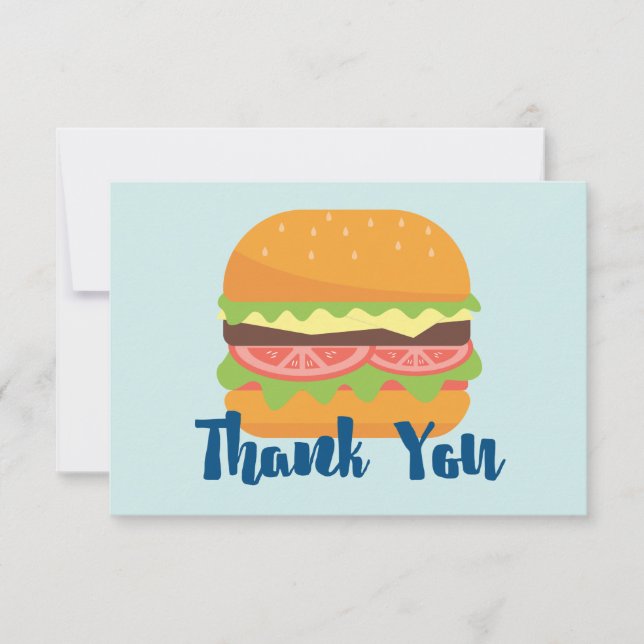 Hamburger Illustration Tack (Framsida)