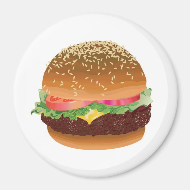 Hamburger magnet (Framsidan)