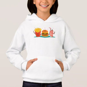 Hamburger och Fransk Fries Best Friend T Shirt