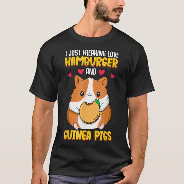 Hamburger och Guinea Gris T Shirt (Framsida)