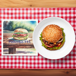 Hamburger Personlig Pappersservett