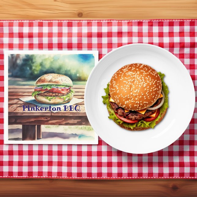 Hamburger Personlig Pappersservett (Skapare uppladdad)