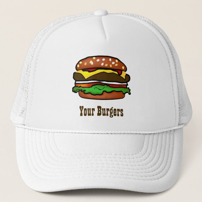 Hamburger Promotional Hat Truckerkeps (Framsida)