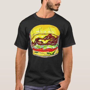 Hamburger Shirt Burger Shirt Cheeseburger Burger L T