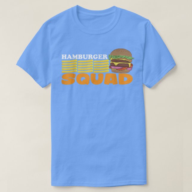 Hamburger Squad Burger Cheesburger for Fast Food L T Shirt (Design framsida)