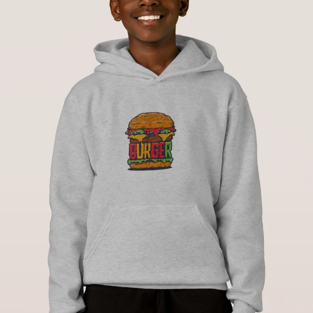 hamburger t shirt (Framsida)