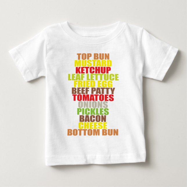 Hamburger T-shirt (Framsida)