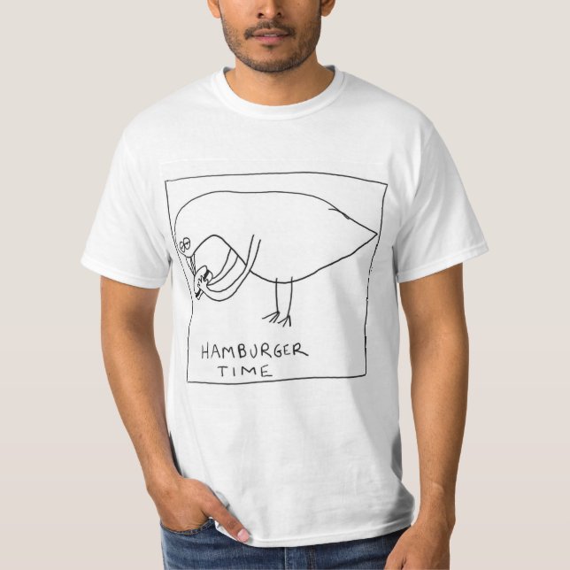 Hamburger Time T Shirt (Framsida)