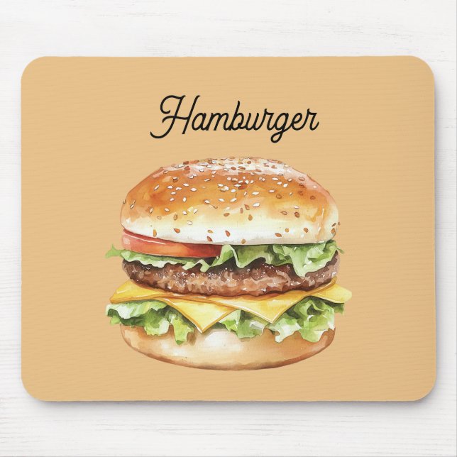 Hamburger Tomat Sallad Ost Musmatta (Framsidan)