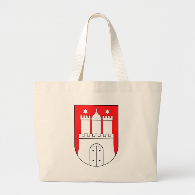 Hamburger Wappen Jumbo Tygkasse (Framsidan)
