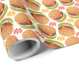 Hamburgers Wrapping Papper Presentpapper