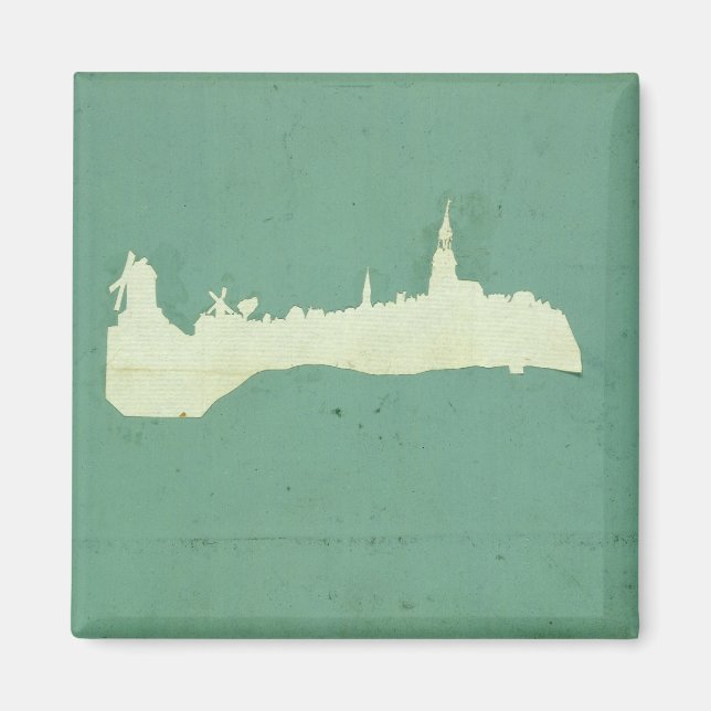 Hamburgs vy magnet (Framsidan)