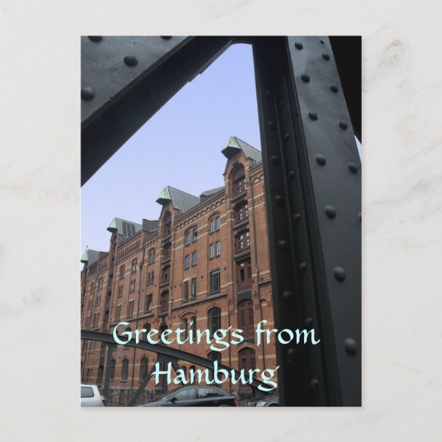 Hamburgvykort Vykort (Framsida)