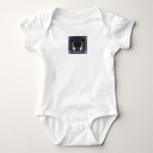 HAMbWG Baby - Flickans organiska ämne - blå fjäril Tee