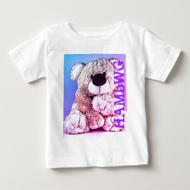 HAMbWG - Barn T Shirt - Teddybjörn (Framsida)