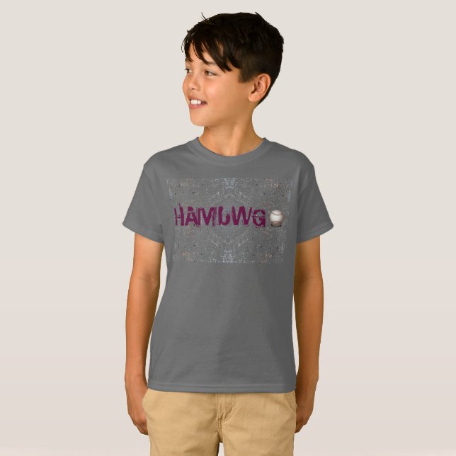 HAMbWG - Barns T-Shirt - Fläckdesign (Hel framsida)