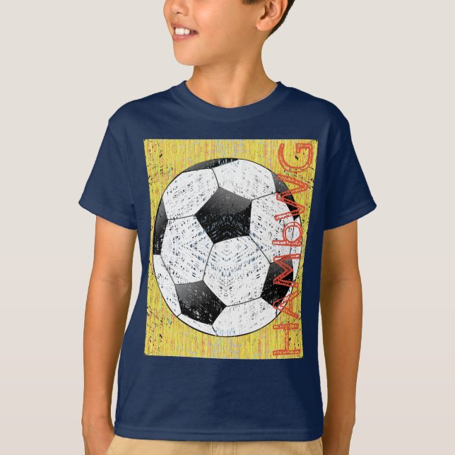 HAMbWG - Barns T-Shirt - Fotboll (Framsida)