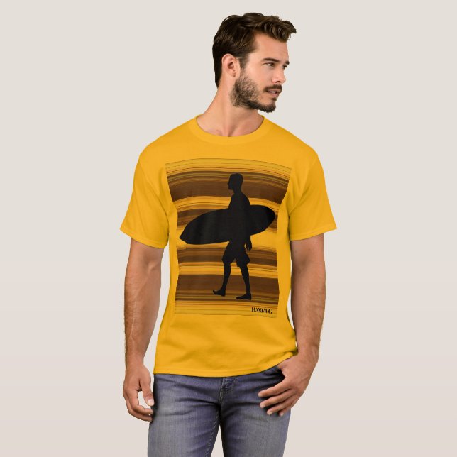 HAMbWG - Barns T-Shirt - Guld-övertoningar (Hel framsida)