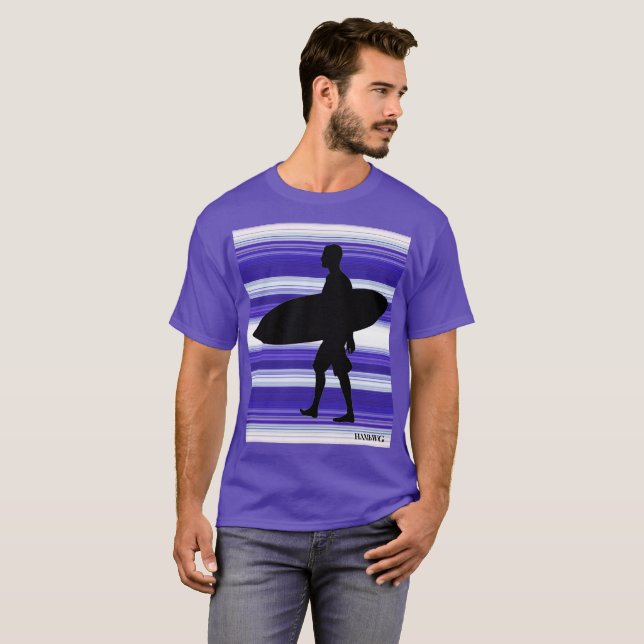 HAMbWG - Barns T-Shirt - Lila-övertoningar (Hel framsida)