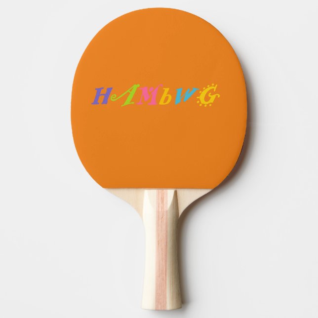 HAMbWG Bright, Graphic Färg Pingisracket (Framsidan)
