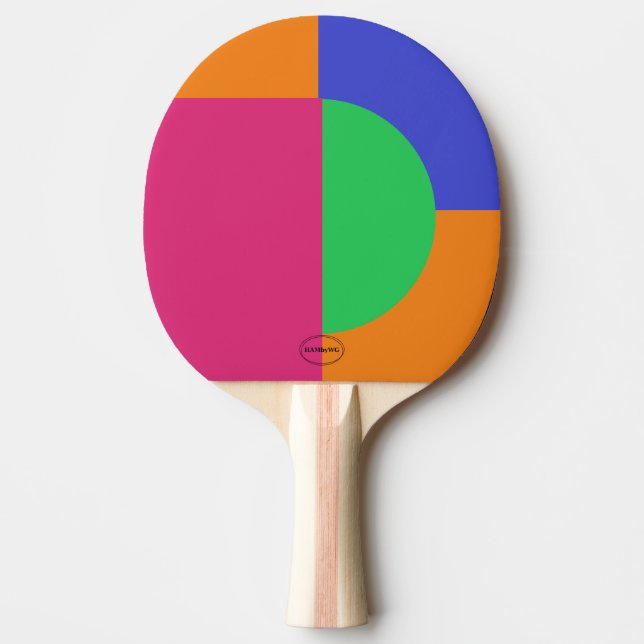 HAMbWG Bright, Graphic Färg Pingisracket (Framsidan)