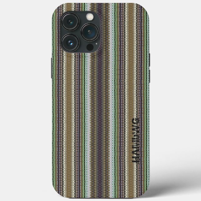 HAMbWG Cell Mobil Cover - Hipster med Grönt (Baksida)
