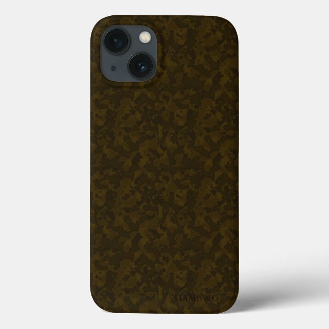HAMbWG Cell Phone Case - Brown Camouflage (Baksida)