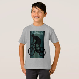 HAMbWG - Children's T Shirt - Teal Bike Rider