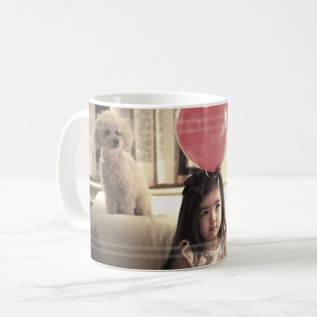 HAMbWG - Coffee Mugg - Girl w Baloon & Puppy (Framsida vänster)