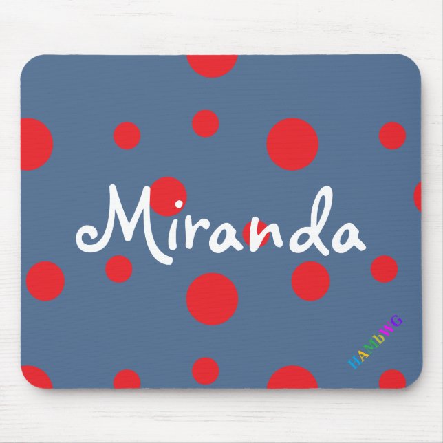 HAMbWG - Datormus - Red Polka dots Musmatta (Framsidan)